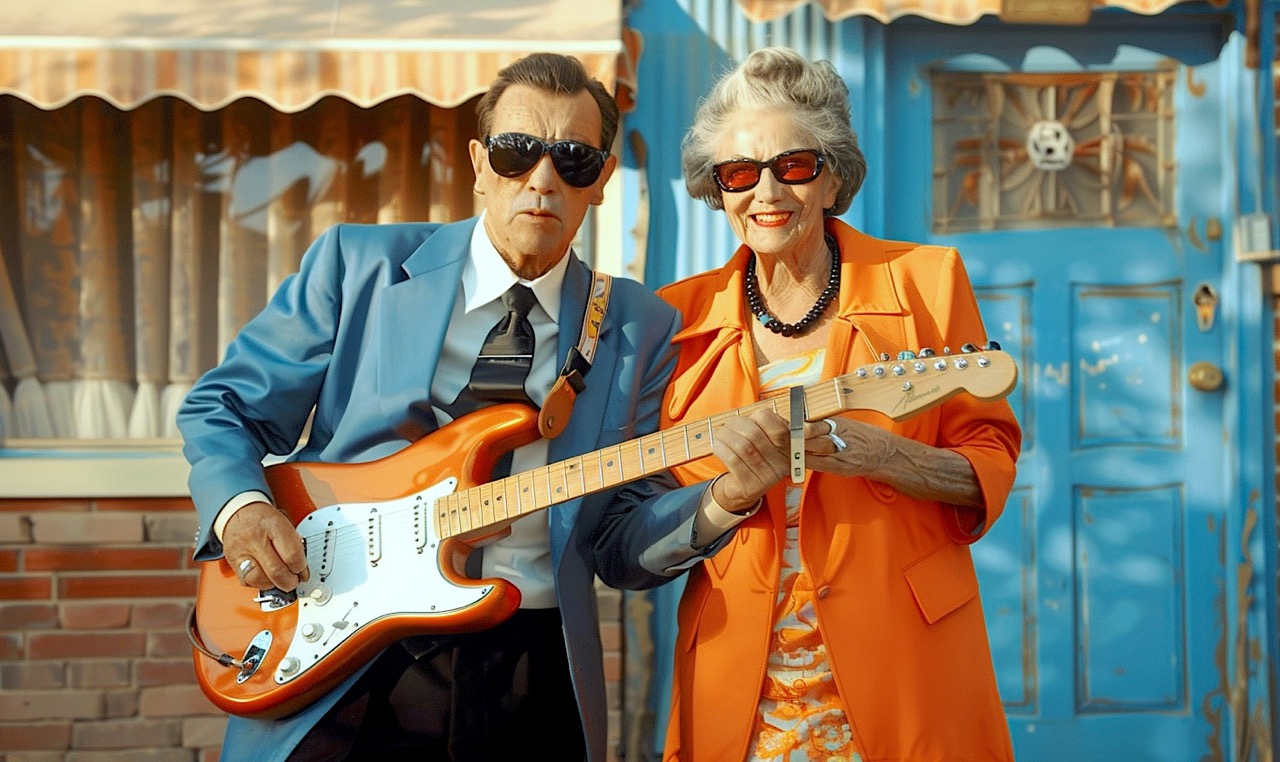 young old people rock n roll