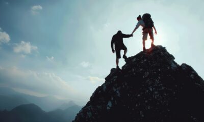 mountain climb success