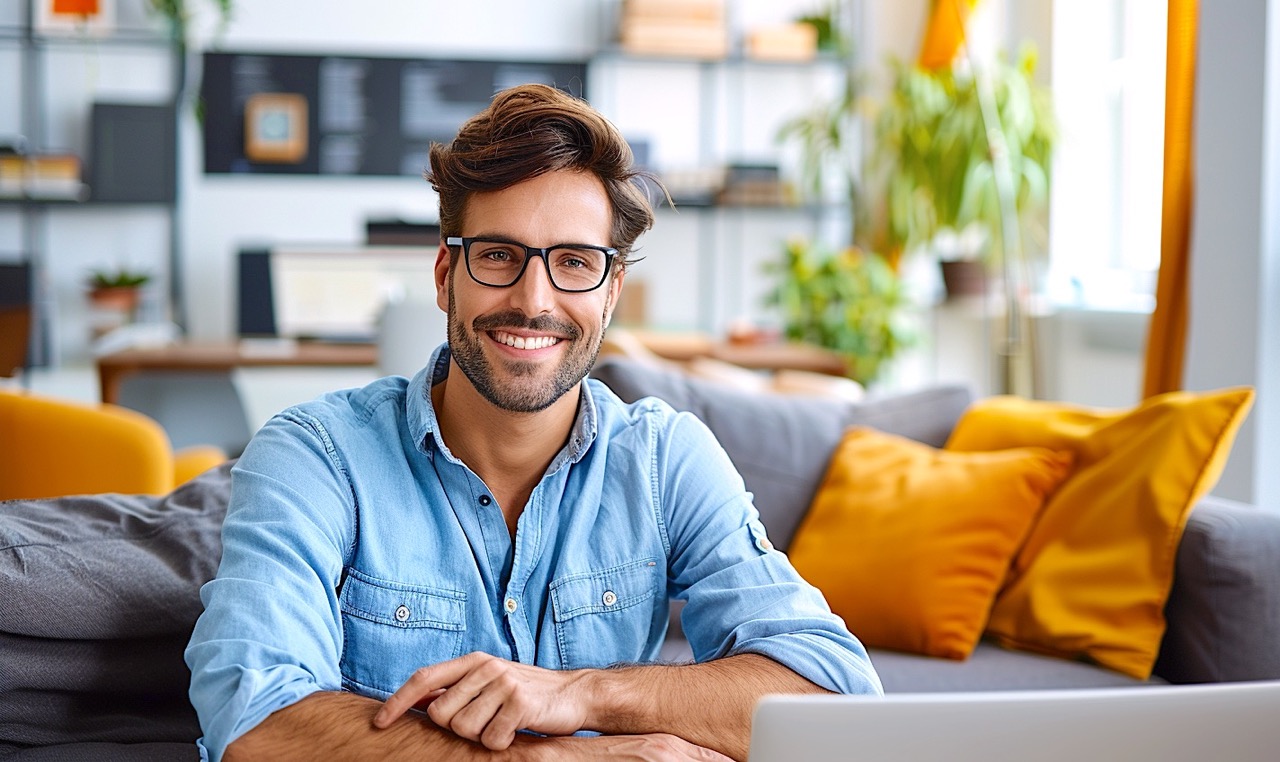 man working perfectionist