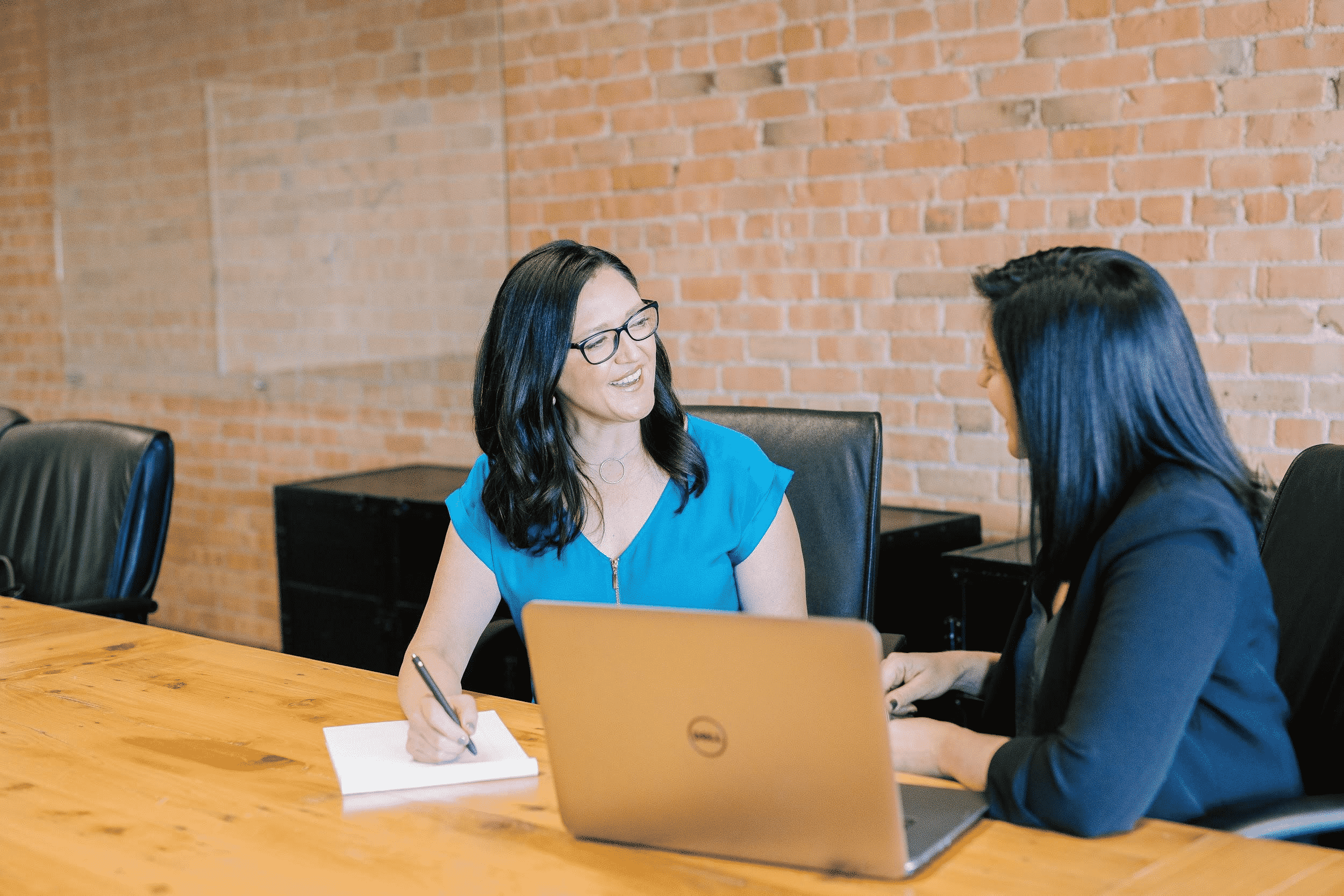 two Female agents talking