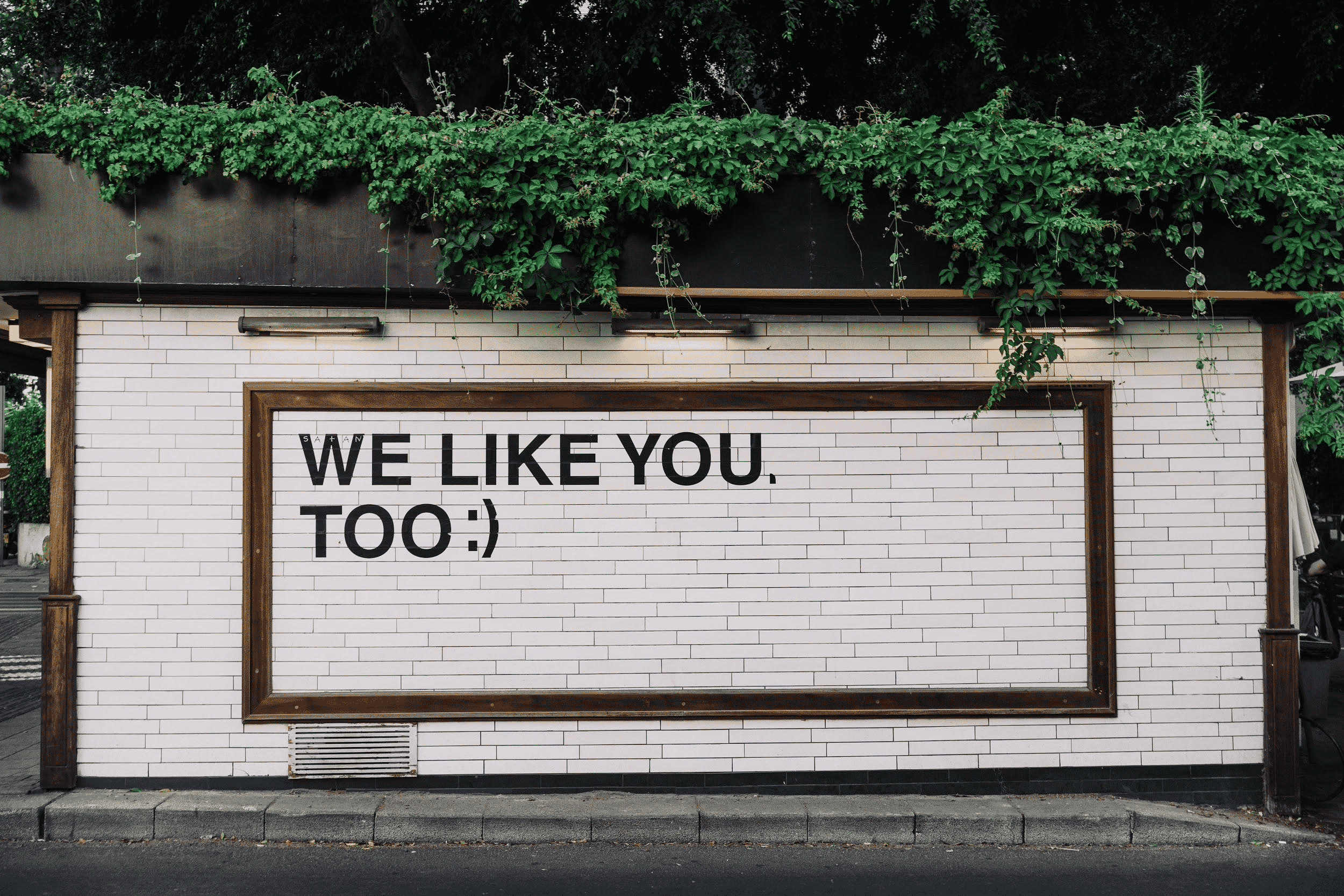 We Like you too mural