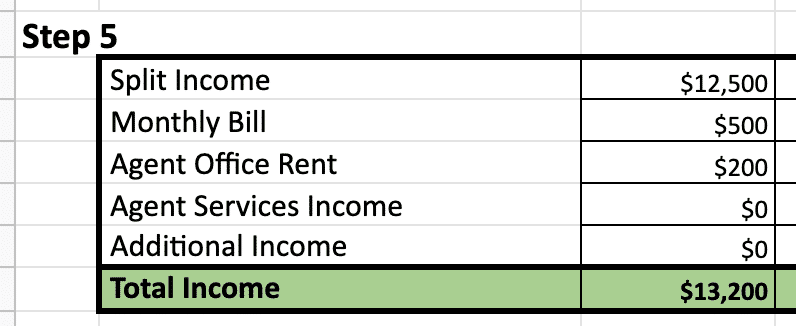 Enter your Revenue Into the Budget Worksheet