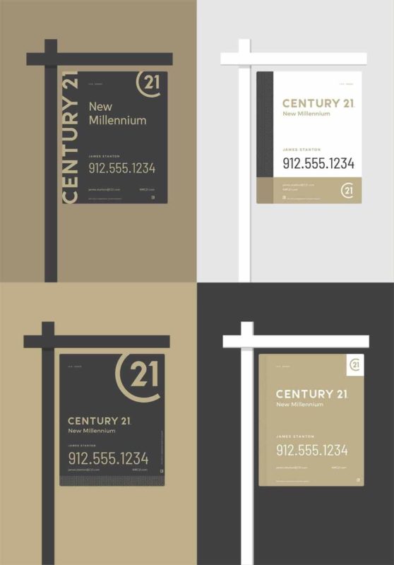 Century 21 Branding Yard Signage