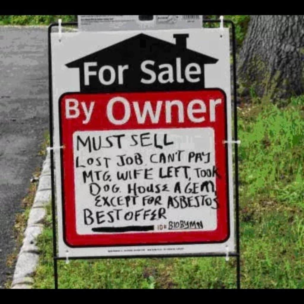 Real estate joke: The Ultimate FSBO Challenge