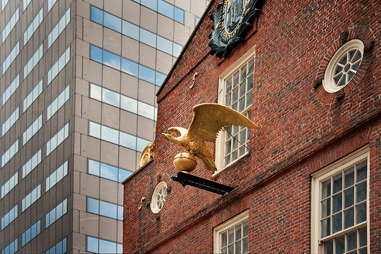 Gold Eagle Statue