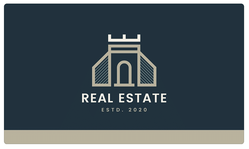 Canva Pro real estate business cards templates