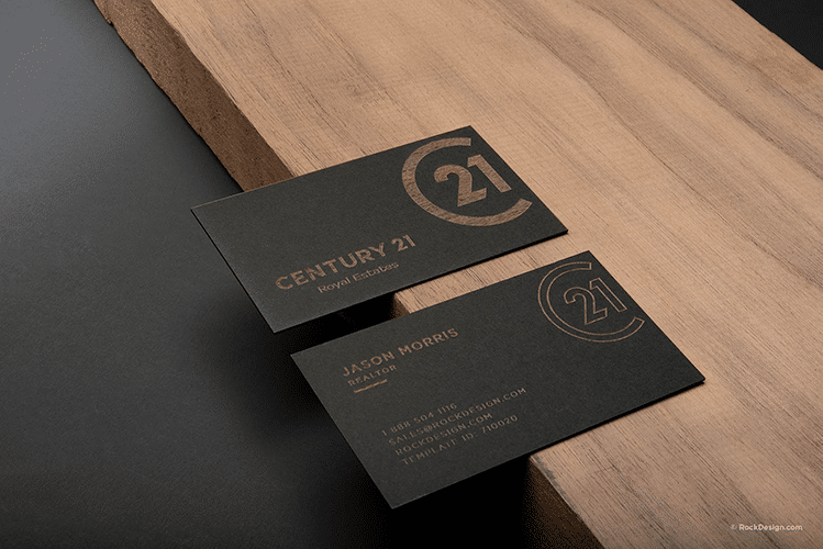 RockDesign real estate business cards templates