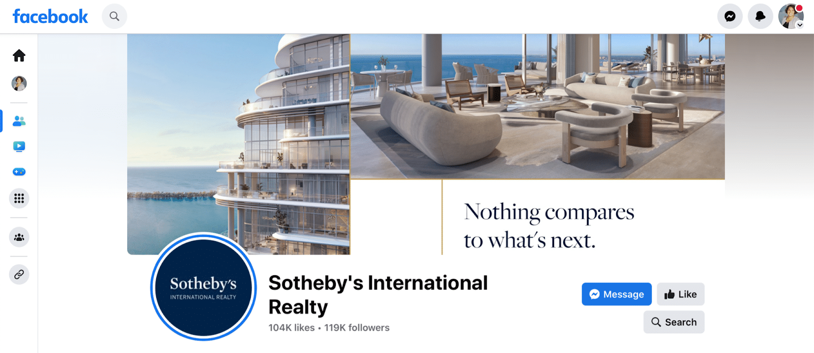 Sotheby's International Realty real estate Facebook page