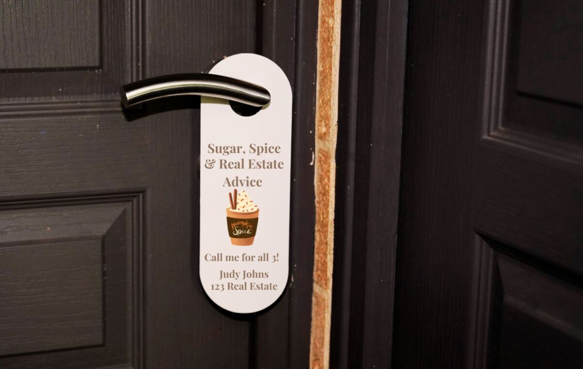 Leave a door hanger on the doors when homeowners don't answer the door. Let them know who you are and why you were there.