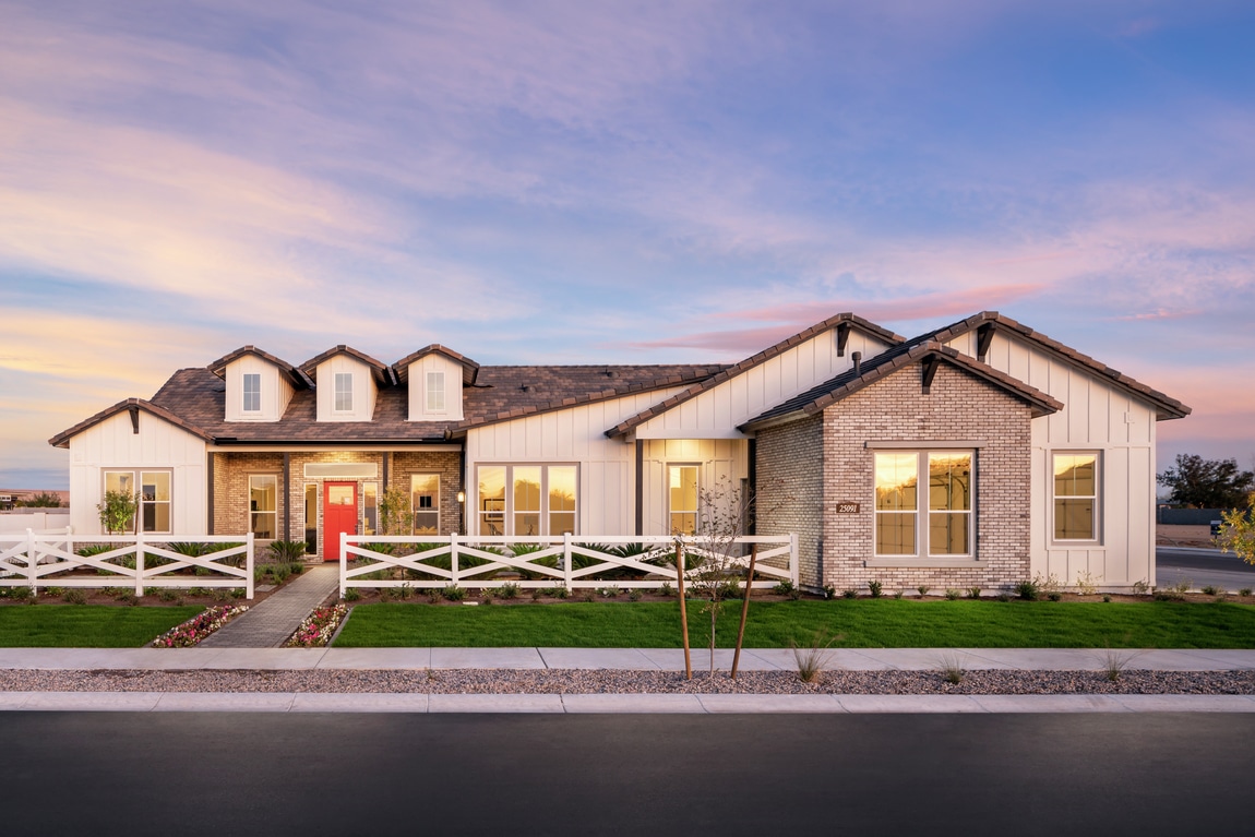 A modern farmhouse type of home in Queen Creek, Arizona